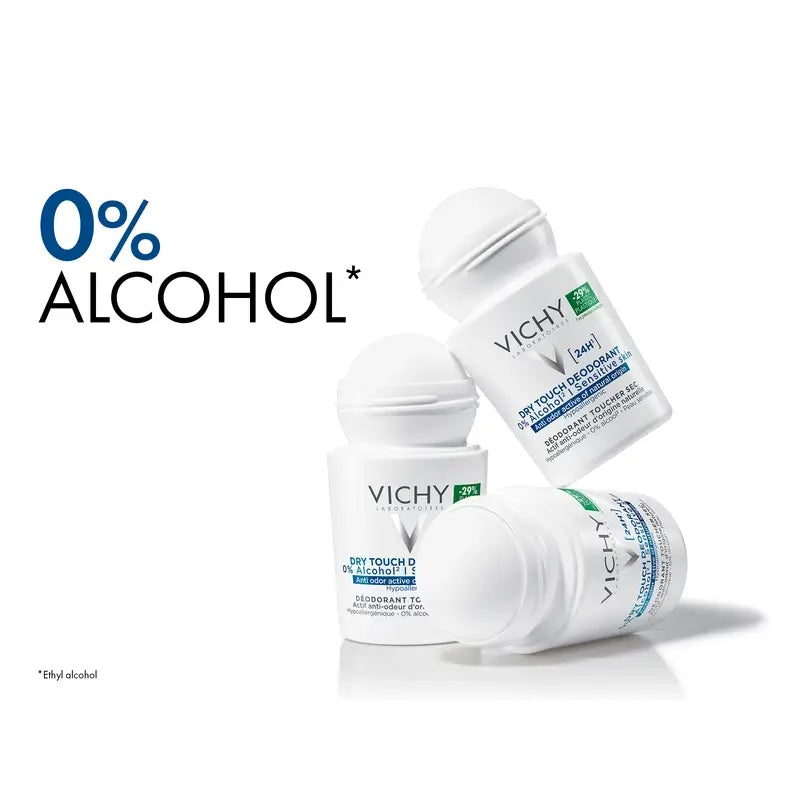 Vichy Deodorant 24H Dry Touch Roll-On 0% Alkohol 50 ml