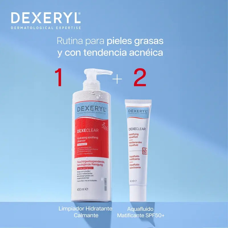 Dexeryl Dexeclear Beruhigende feuchtigkeitsspendende Reinigungsmilch , 400 ml