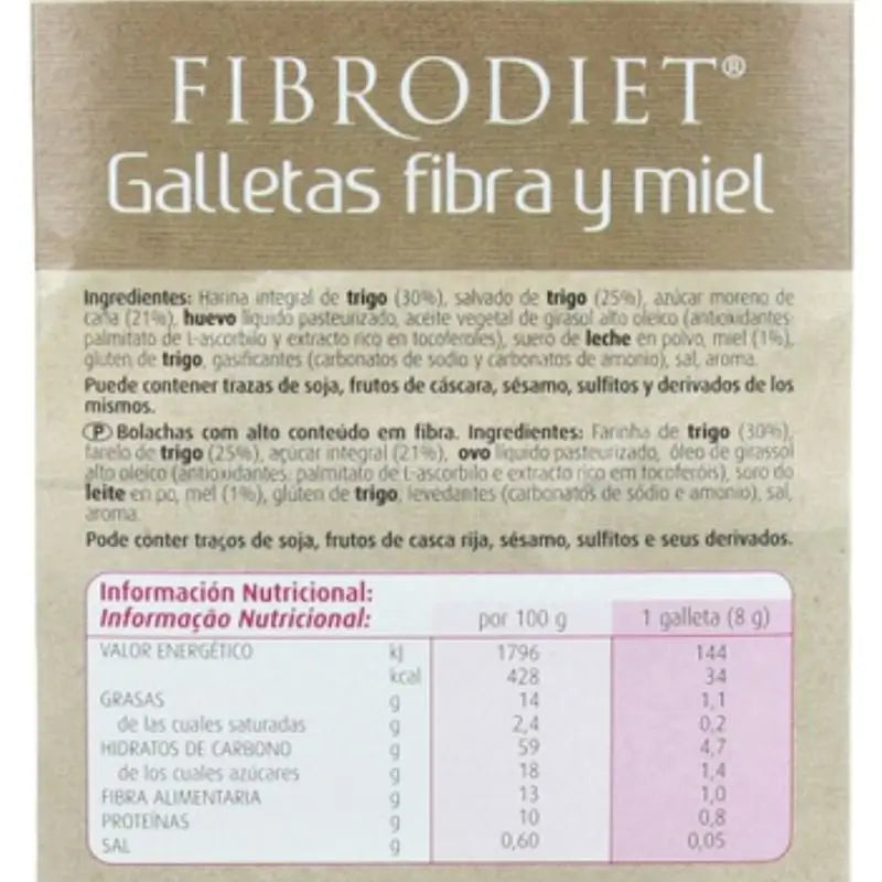 Dietisa (Dielisa) Fibrodiet Kekse 1Kg.