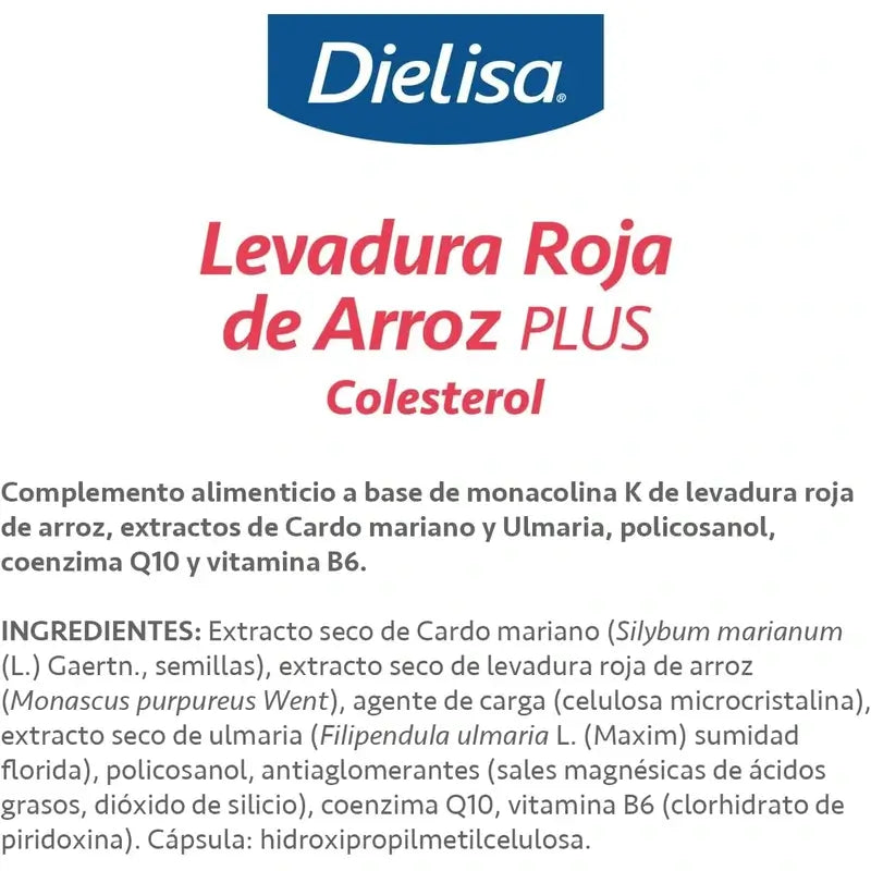 Dietisa Roter Hefereis Plus , 30 Kapseln
