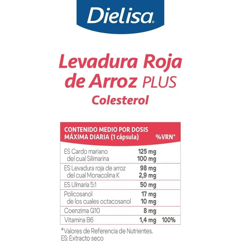 Dietisa Roter Hefereis Plus , 30 Kapseln