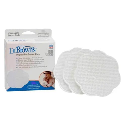 Dr.Brown's Absorbierende Einwegpads, 60 Stück.