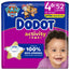 Dodot Activity Größe 4+ Extra Jumbo (10-15Kg), 52 Windeln