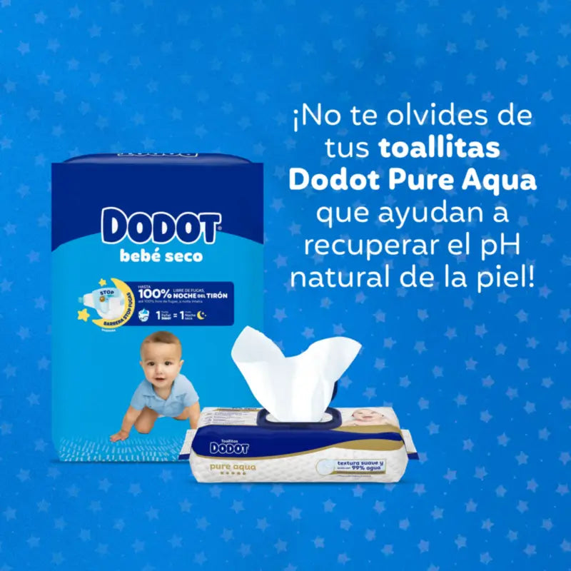 Dodot Baby Dry Größe 4 (9-14 Kg), 58 Windeln