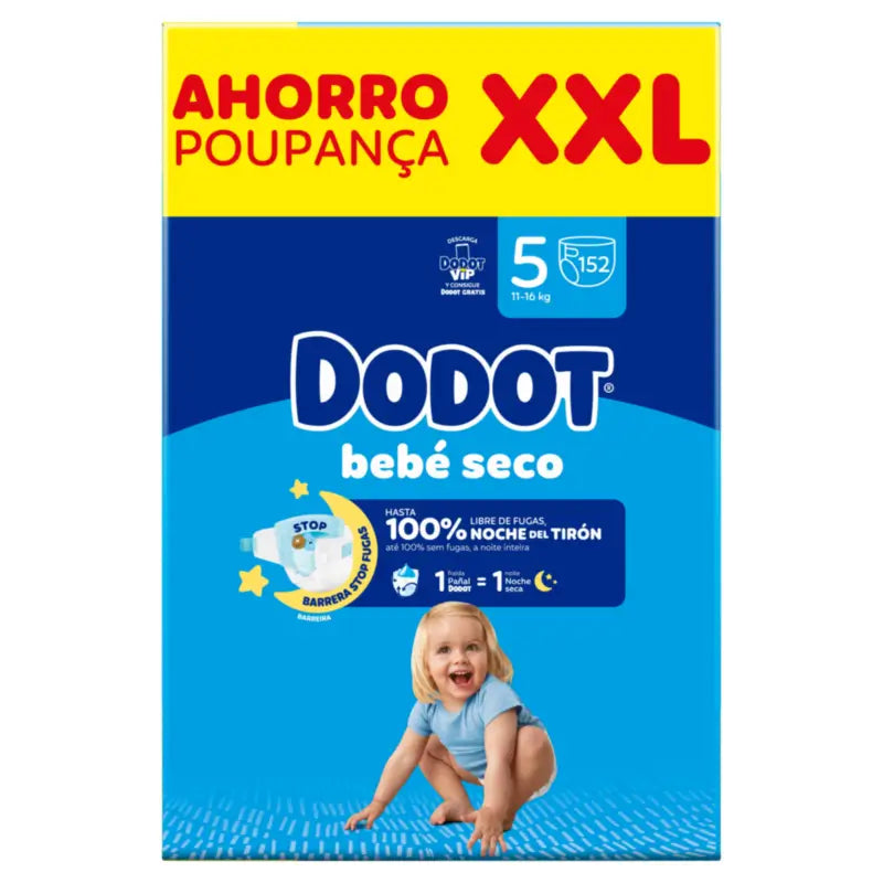 Dodot Baby Dry Größe 5, 152 Windeln