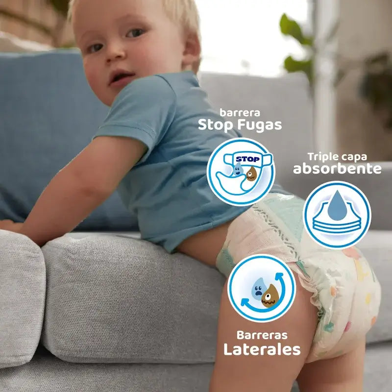Dodot Baby Dry Größe 6+ (+14 Kg), 48 Windeln
