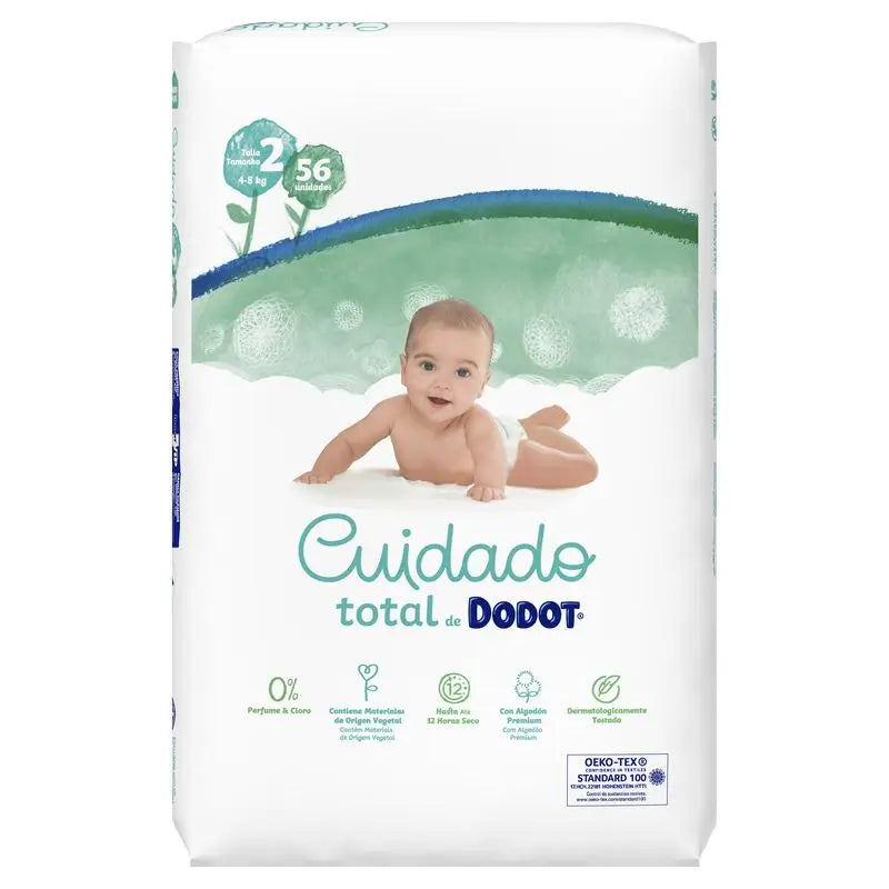 Dodot Total Care Größe 2, 56 Windeln