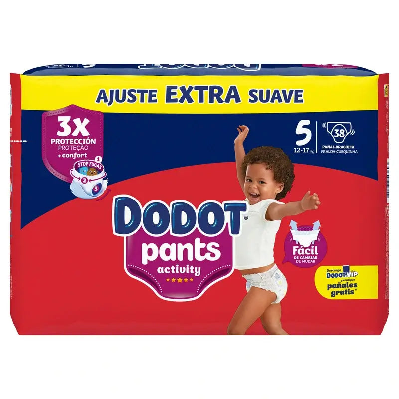 Dodot Hosen Activity Größe 5, 38 Windeln