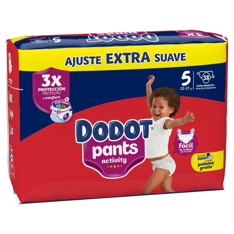 Dodot Hosen Activity Größe 5, 38 Windeln