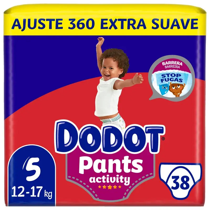 Dodot Hosen Activity Größe 5, 38 Windeln