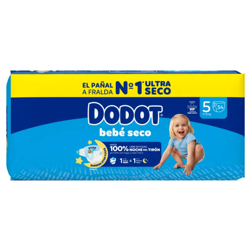 Dodot Baby Dry Größe 5 (11-16 Kg) , 54 Windeln