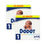 Dodot Sensitive Size 1 (2-5 Kg), 88 Nappies