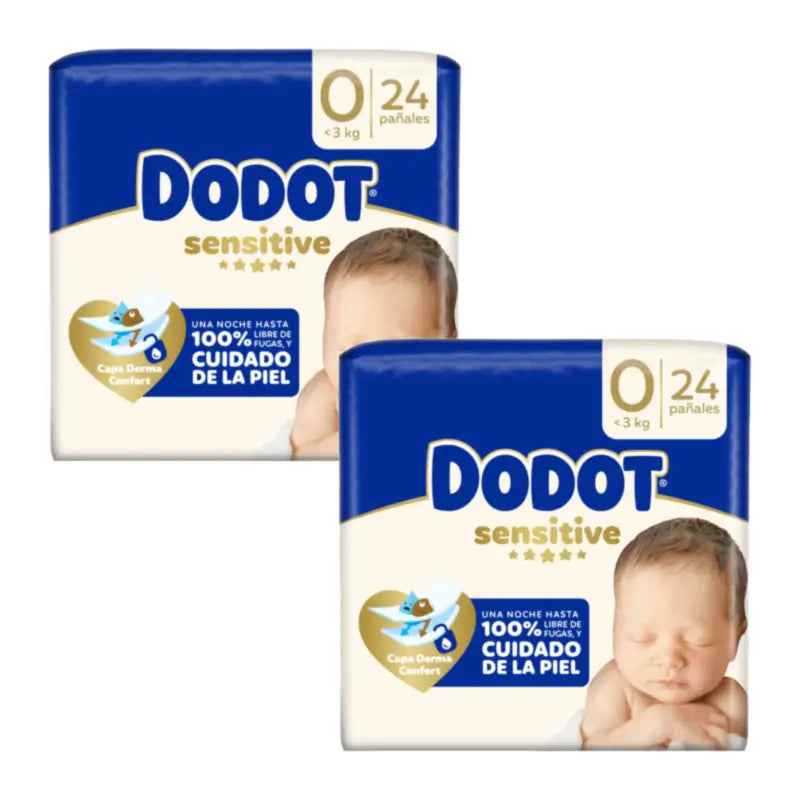 Dodot Sensitive Größe 0 Newborn, 48 Windeln