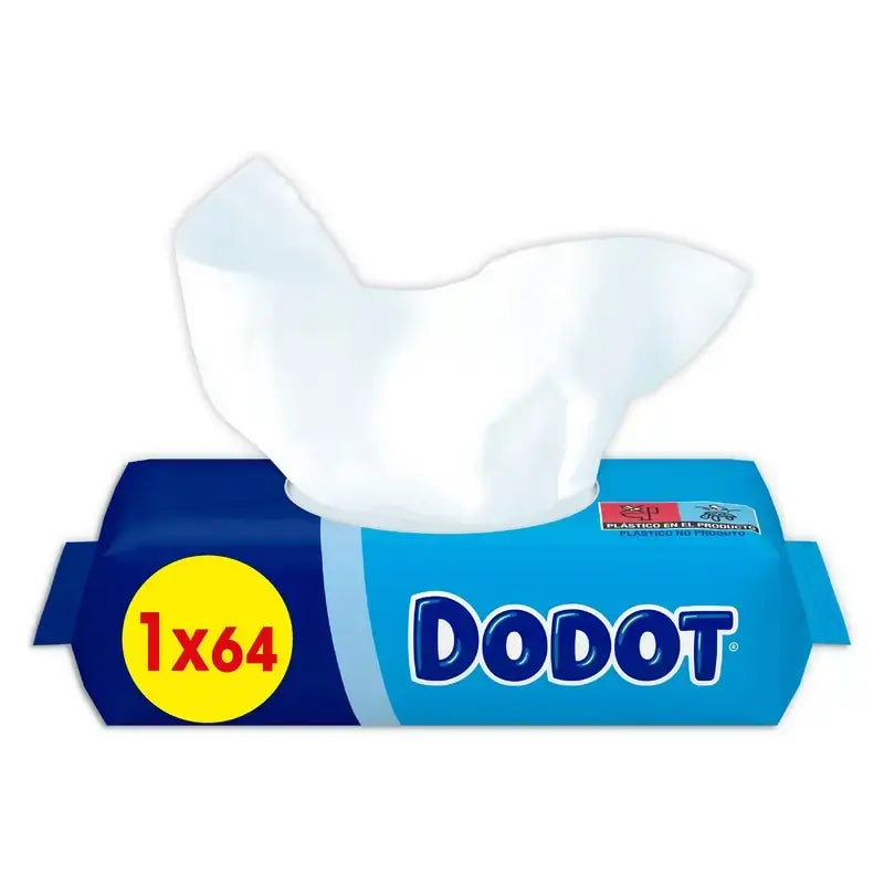 Dodot Baby-Feuchttücher, 2x64 Stück