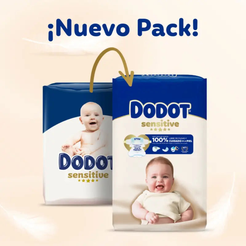 Dodot Sensitive Größe 1, 2kg-5kg, 90 Windeln