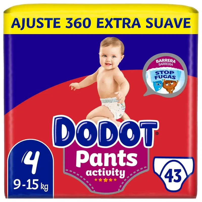 Dodot Hosen Activity Größe 4, 43 Windeln