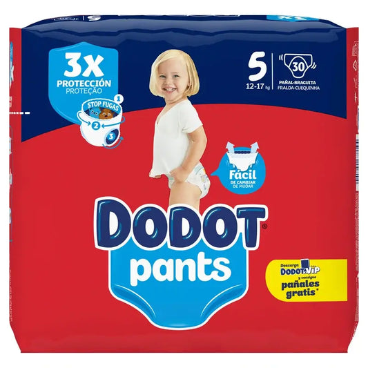 Dodot Pants Panty Size 5 (12-17 Kg), 30 Diapers