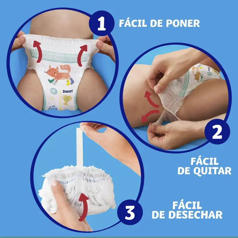 Dodot Pants Panty Größe 4, 62 Windeln