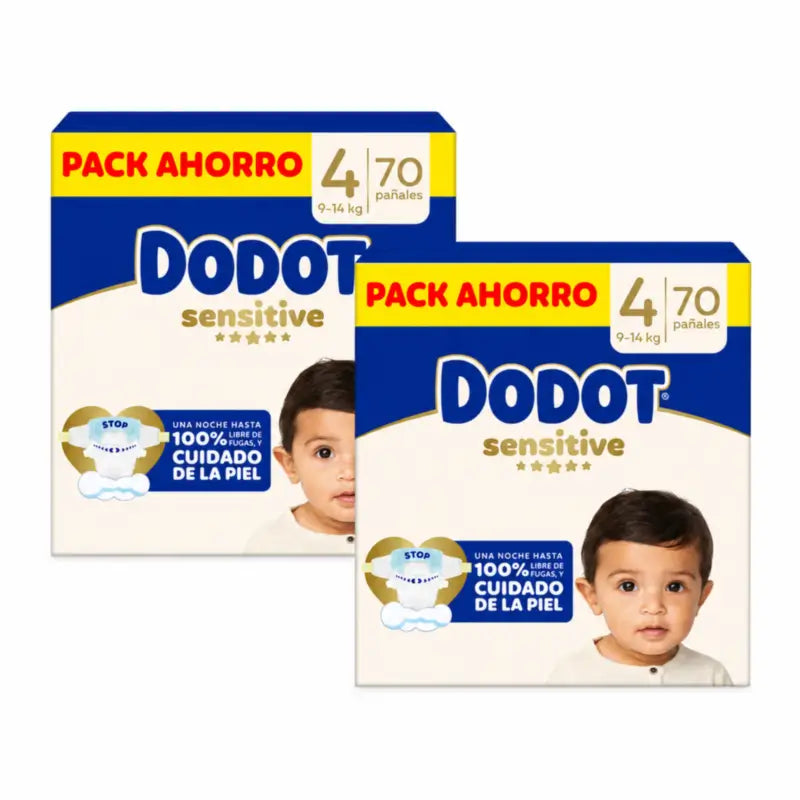 Dodot Sensitive Box Größe 4, 2x70 Windeln