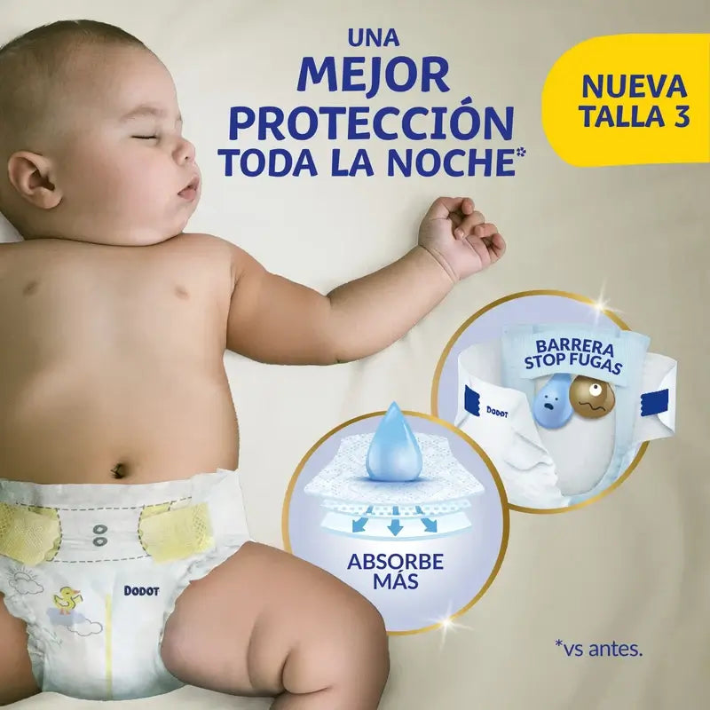 Dodot Sensitive Extra Jumbo Größe 3+, 56 Windeln