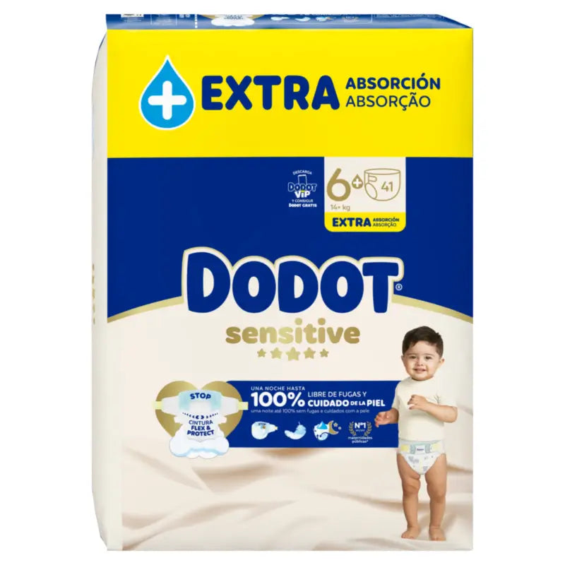 Dodot Sensitive Größe 6, 41 Windeln