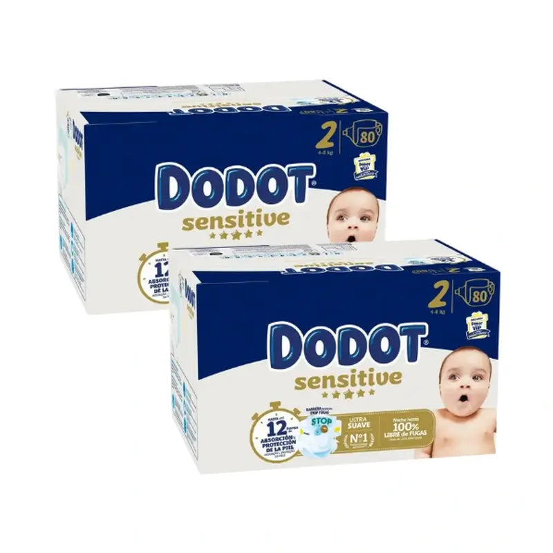 Dodot Sensitive Größe 2, 160 Windeln