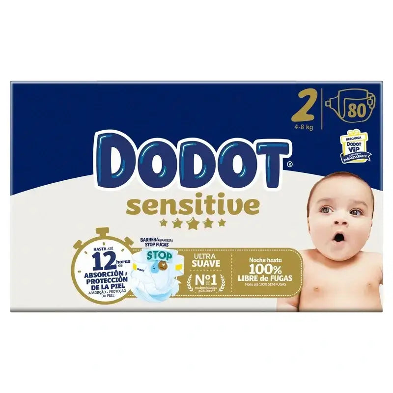 Dodot Sensitive Größe 2, 160 Windeln