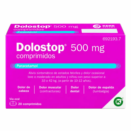 Dolostop 500 mg 20 Tabletten