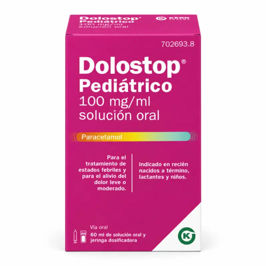 Dolostop Pädiatrische Schmerz- und Fieberlinderung 60 ml