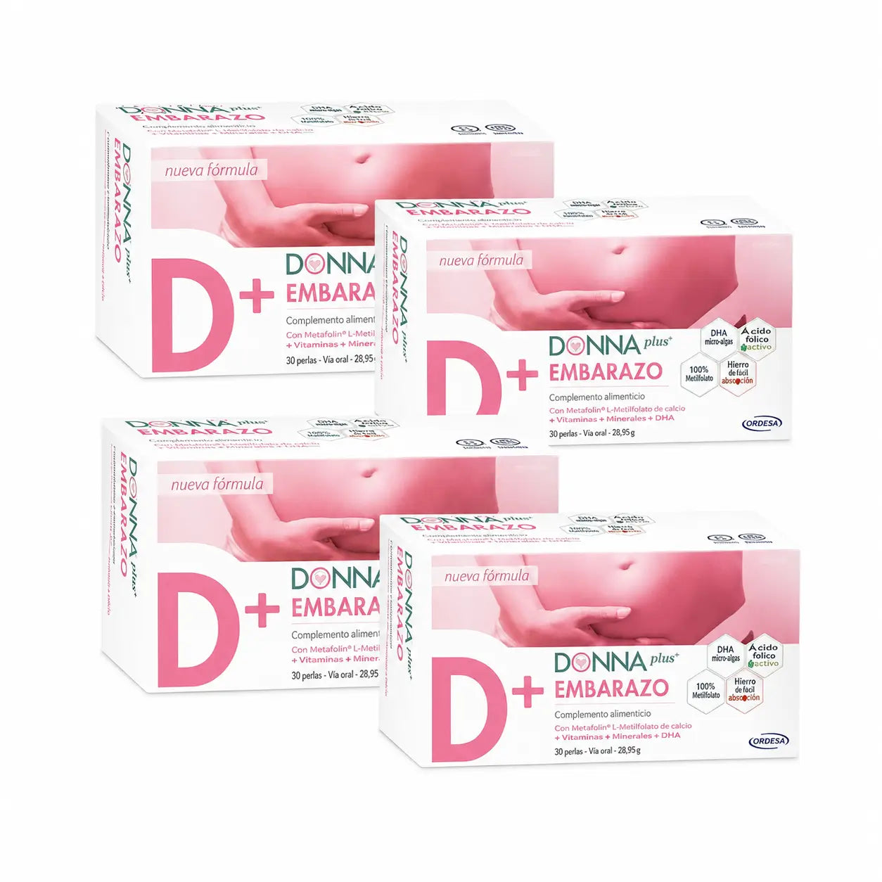 DonnaPlus Schwangerenpaket 4 x 30 + 30
