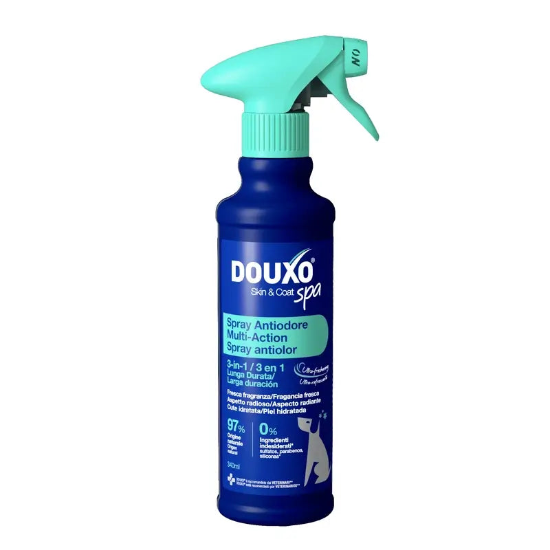 Douxo Skin & Coat Spa Multi-Action-Anti-Geruchs-Spray für Hunde, 340 ml