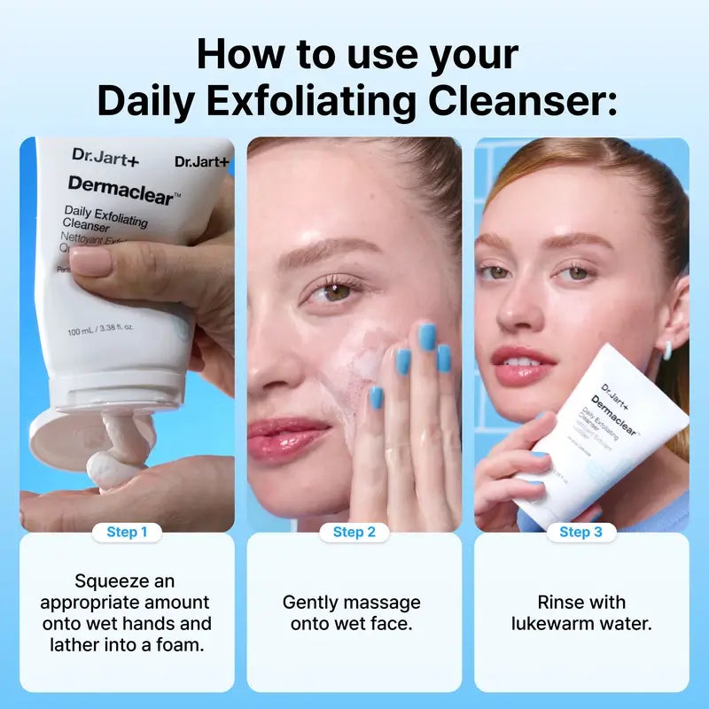 Dr. Jart+ Dermaclear Daily Exfoliating Cleanser, 100 ml