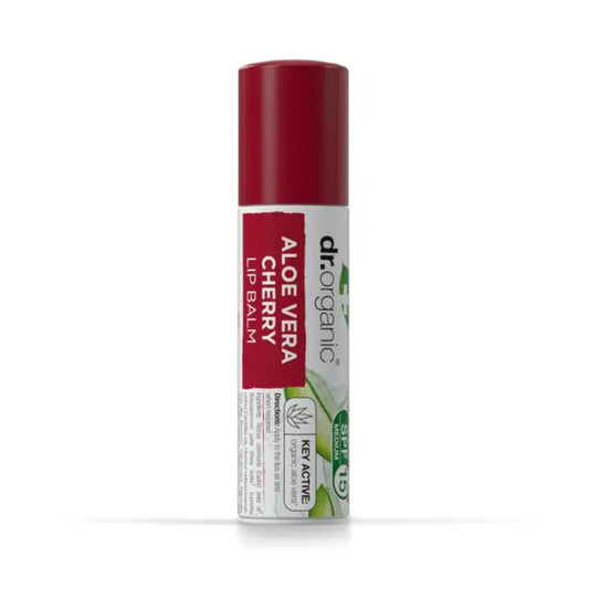 Dr. Organic Aloe Vera & Kirsche Lippenbalsam 5,7Ml.