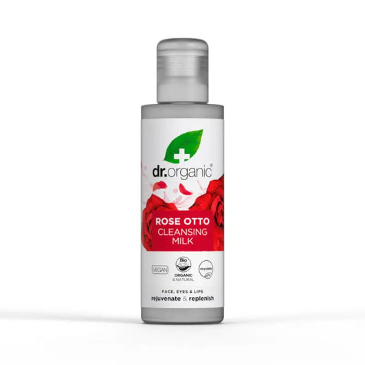 Dr. Organic Damaszener-Rosen-Reinigungsmilch 150ml.
