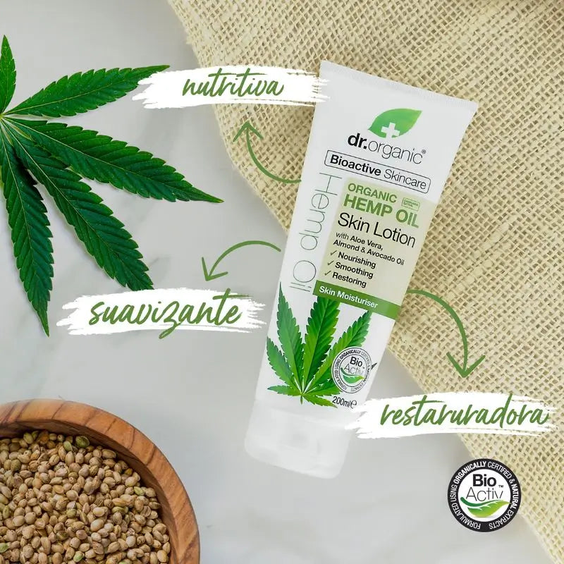 Dr. Organic Organic Hanföl Körperlotion 200Ml.