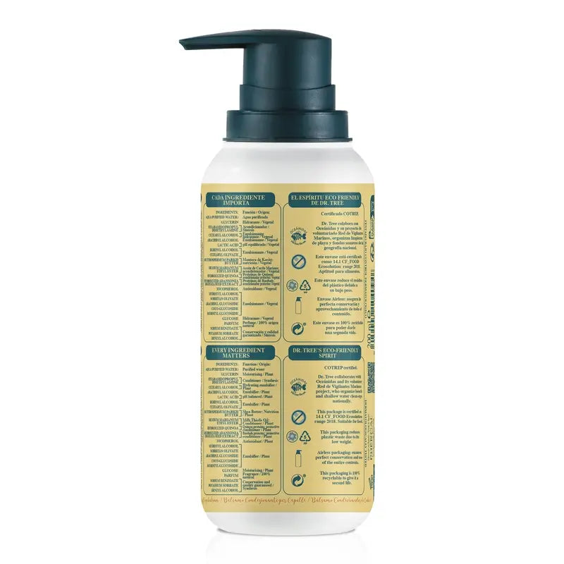 Dr. Tree Natürliche Haarspülung Conditioner Balsam für empfindliche Kopfhaut 200Ml