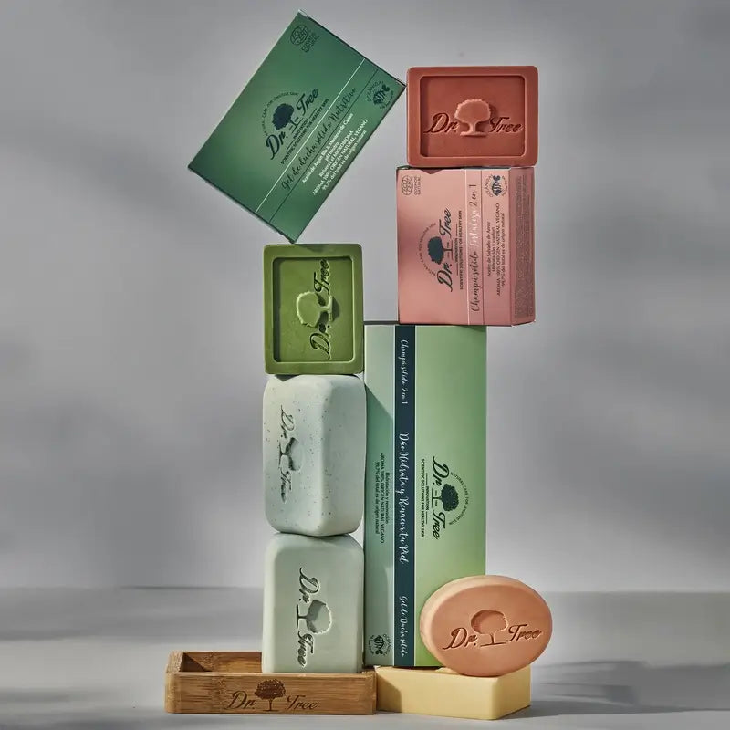 Dr. Tree Natural Moisturising Solid Shampoo für empfindliche Kopfhaut