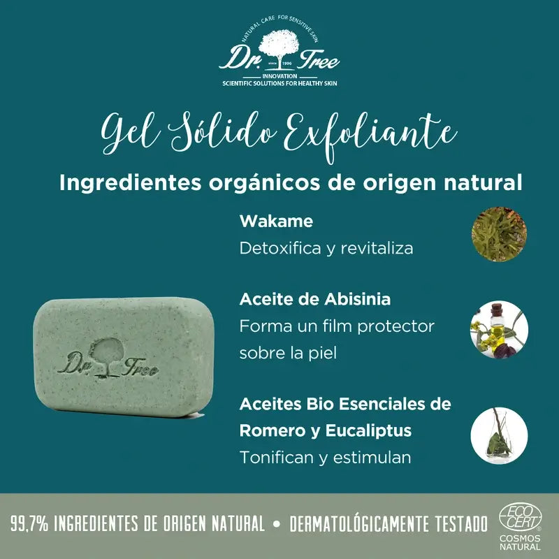 Dr. Tree Natural Exfoliating Solid Gel für empfindliche Haut