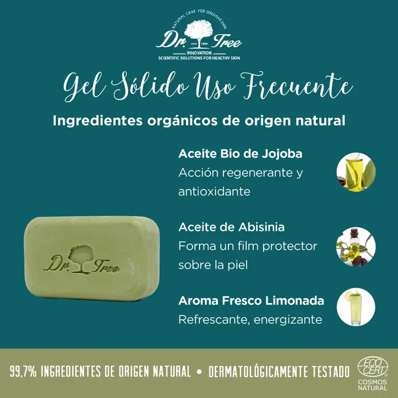Dr. Tree Natural Solid Gel für häufigen Gebrauch Empfindliche Haut