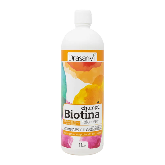 Drasanvi Biotina Shampoo & Aloe Vera Dry & Dull Hair Bottle , 1 l