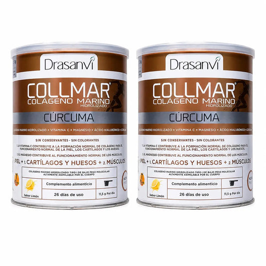 Drasanvi Collmar Magnesium Kurkuma Zitrone Pack 2 x 300 Gramm