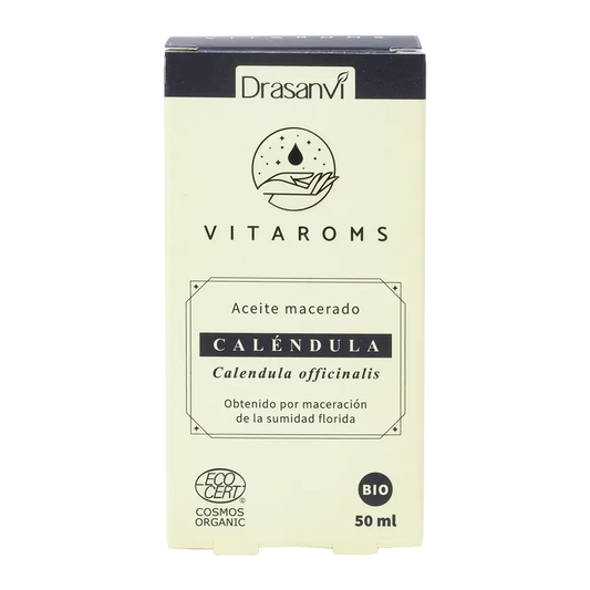 Drasanvi Vitaroms Calendula Macerated Vegetable Oil Bio Ecocert , 50 ml