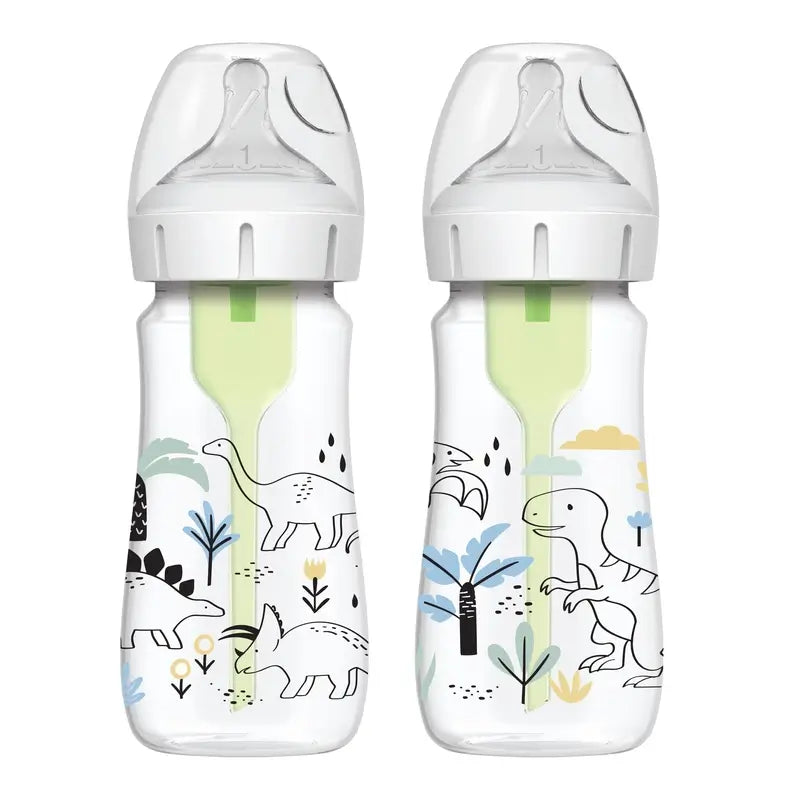 Dr.Brown's 2er Pack 2 Ba Dinosaurier Pp Optionen+ Flaschen