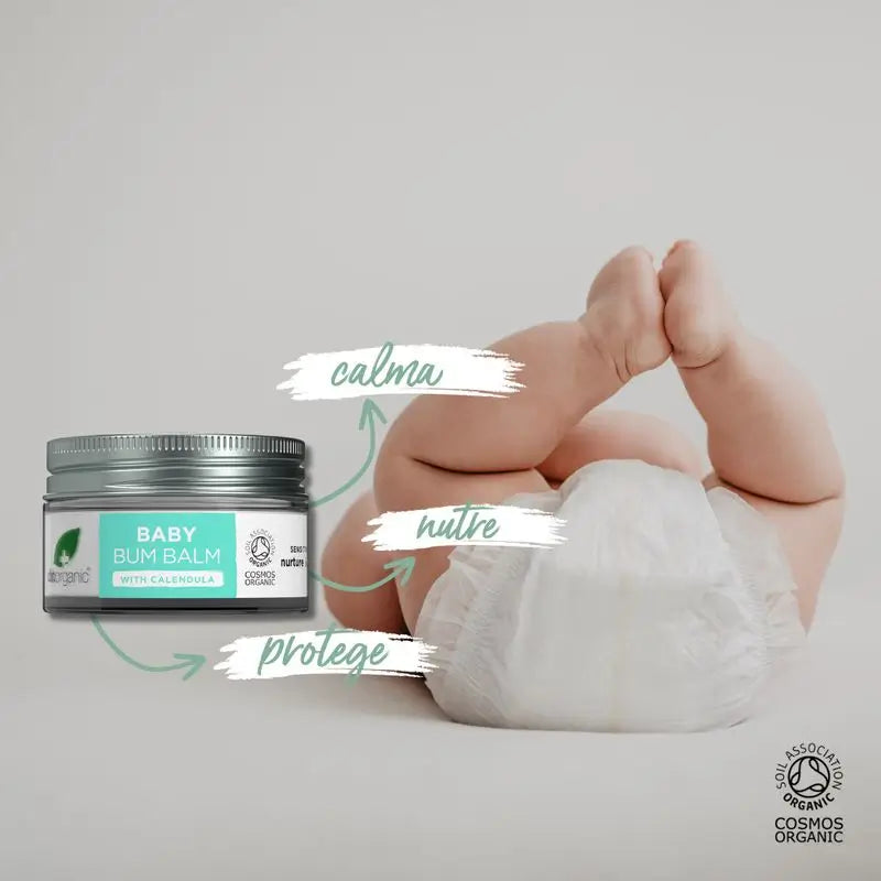 Dr.Organic Mummy & Baby Baby Po-Balsam schützend, beruhigend, pflegend, 35 g
