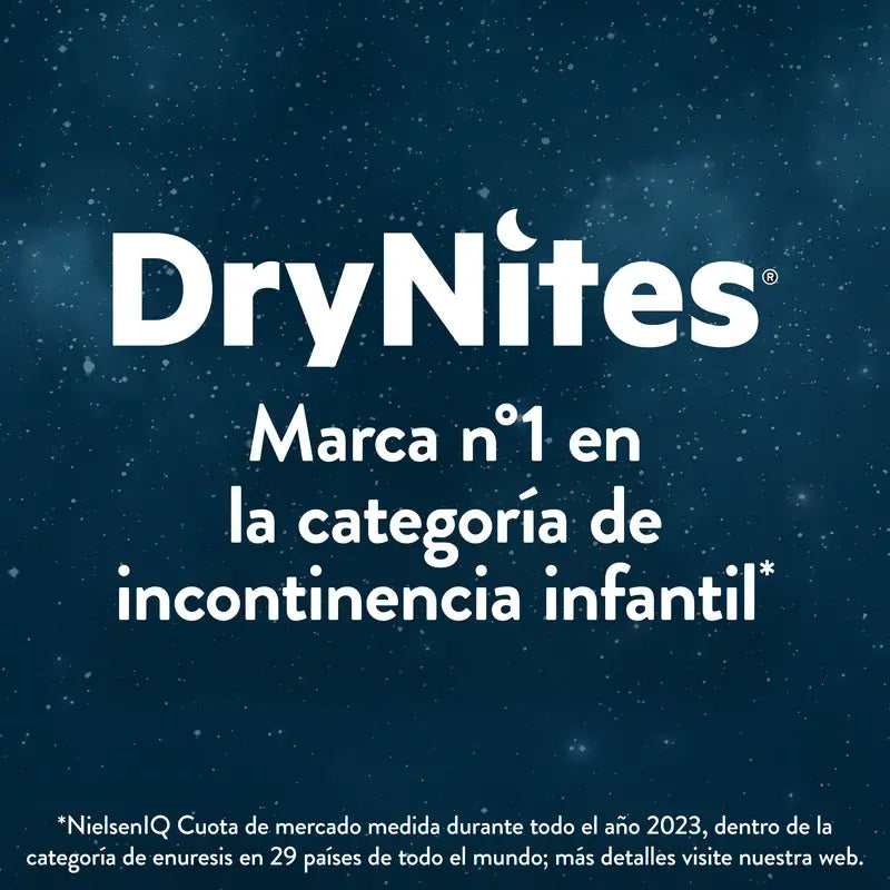 Drynites Nacht-Windeln Größe 4-7 Kind, 10 Stück.