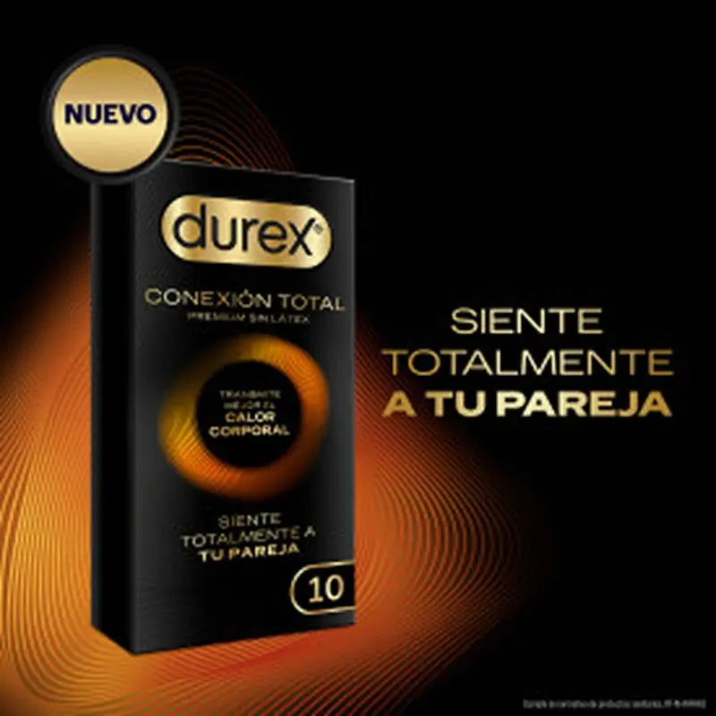 Durex Total Connection Ultra Thin Plus Latexfreies Kondom Body Feel Technology, 10 Kondome