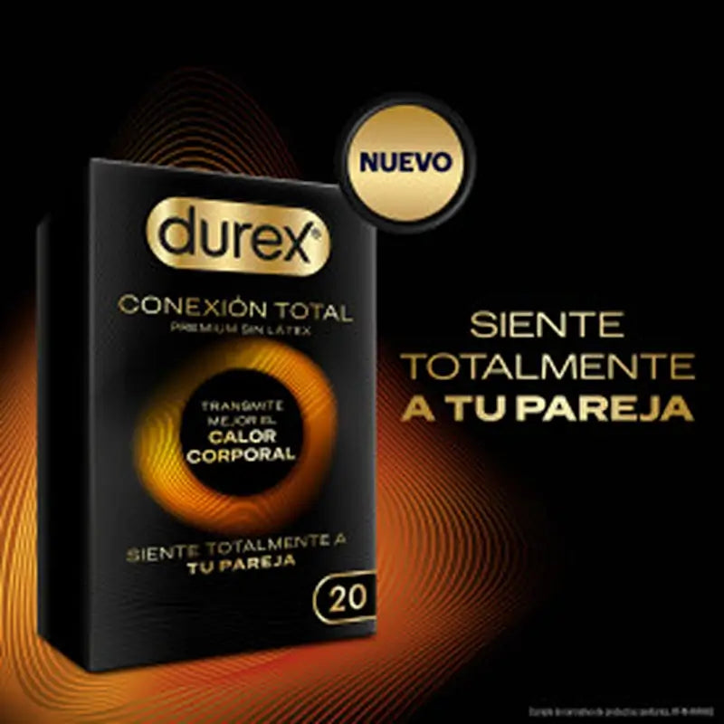 Durex Total Connection Ultra Thin Plus Latexfreies Kondom Body Feel Technology, 20 Kondome