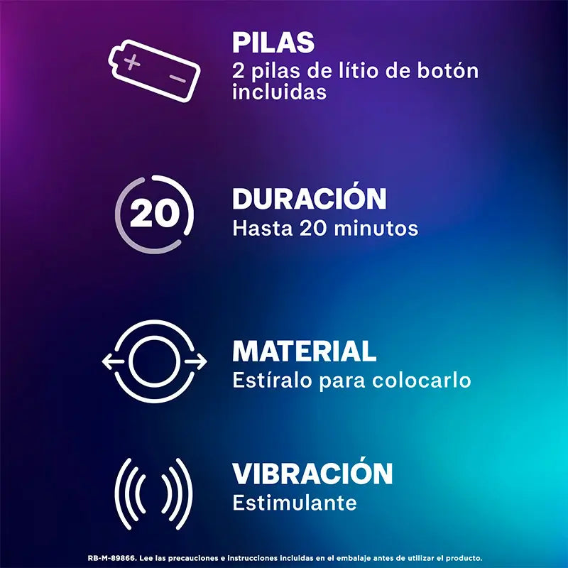Durex Pack Intense Orgasmic Gel + Intense Orgasmic Vibrations Vibrationsring
