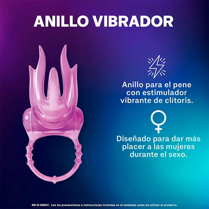 Durex Pack Hot Effect Lubricant + Cool Effect Lubricant + Diablillo Vibrating Ring