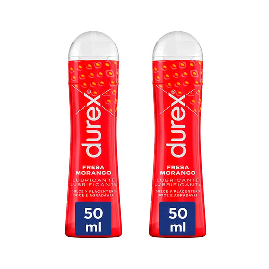 Durex Pack Play Duplo Strawberry Gel Lubricant, 2 X 50ml